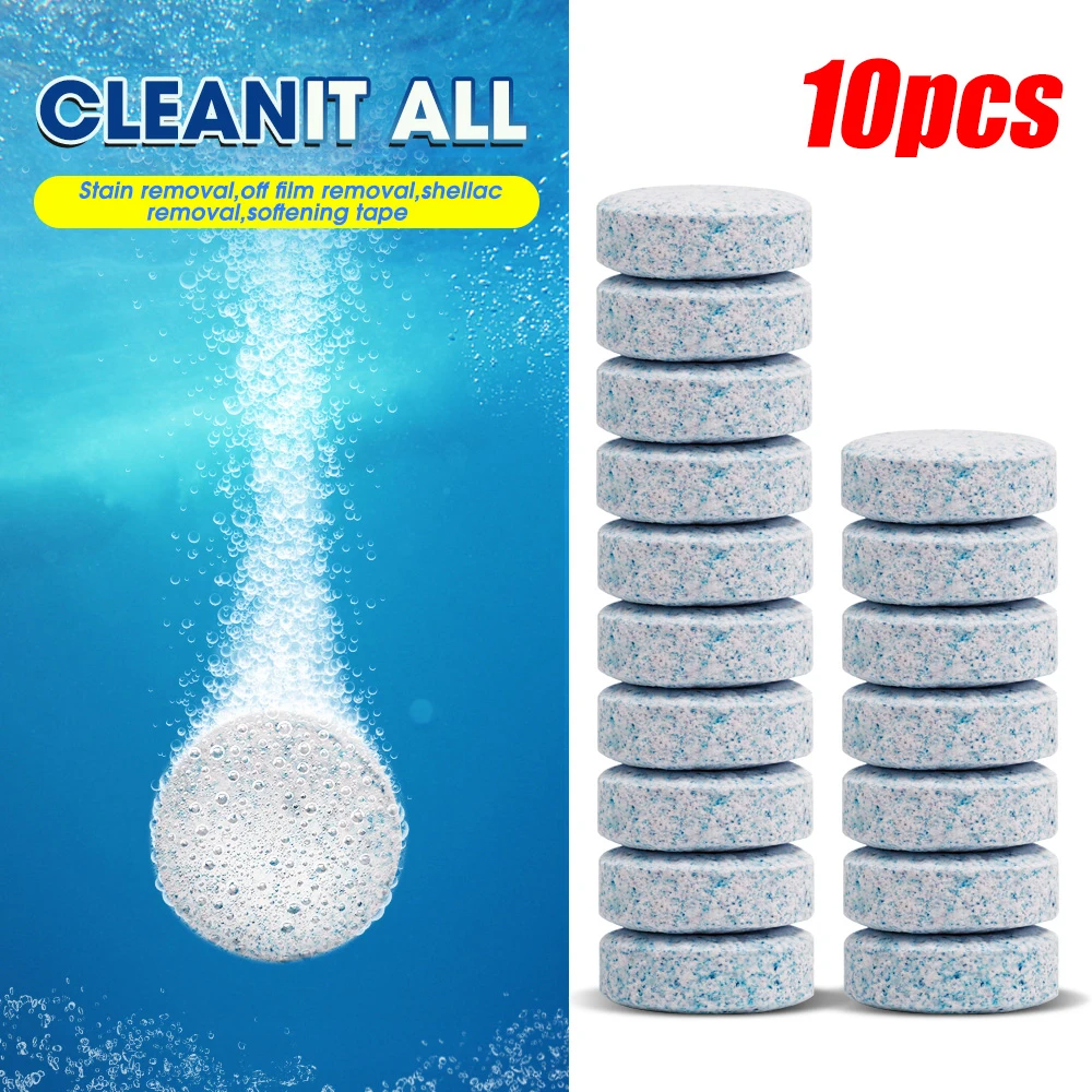 Solid Cleaner Car Windscreen Cleaner Effervescent Tablet Auto Wiper Glass Solid Cleaning Concentrated Tablets Detergent