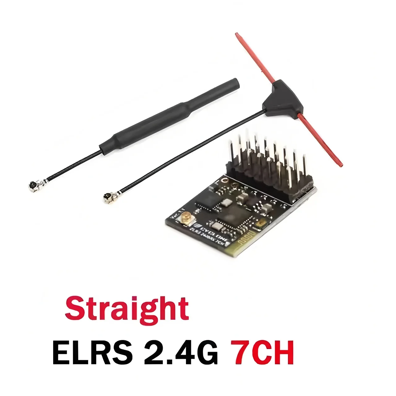 1/2/4 Uds ELRS 2,4G 7CH receptor PWM módulo receptor de 7 canales para Quadcopter FPV Traverser y modelos de ala fija fácil de usar