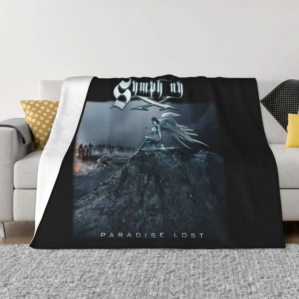 Symphony X Paradise Los S Xxl Progressive Power Metal Women Men New Arrival Print Throw Blanket