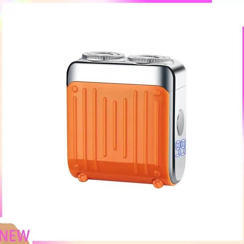 

B15C Двойное вращающееся лезвие, перезаряжаемая от Mini USB, моющаяся в воде, бесшумная портативная электробритва для мужчин