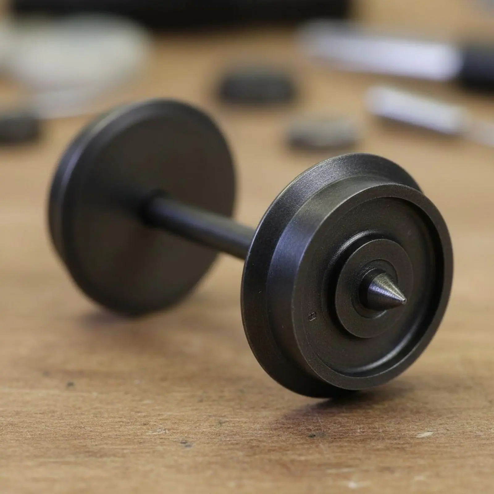 HO Scale Train Wheelset Nickel Plated Model Train Axle Wheel for Repair