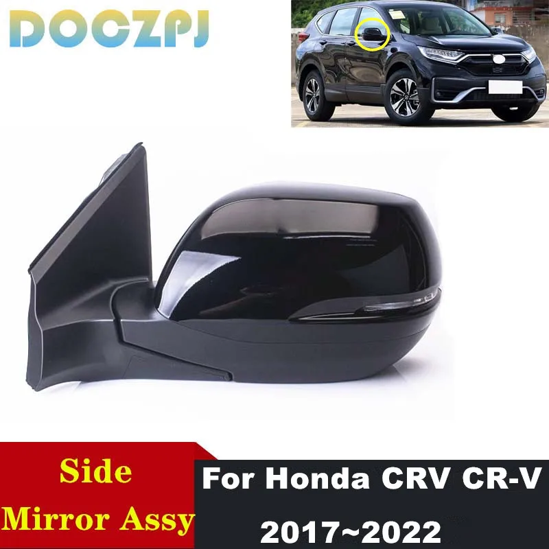 

Подходит для Honda CRV CR-V 2017 2018 2019 2020 2021 2022, автомобильное зеркало заднего вида в сборе с указателем поворота