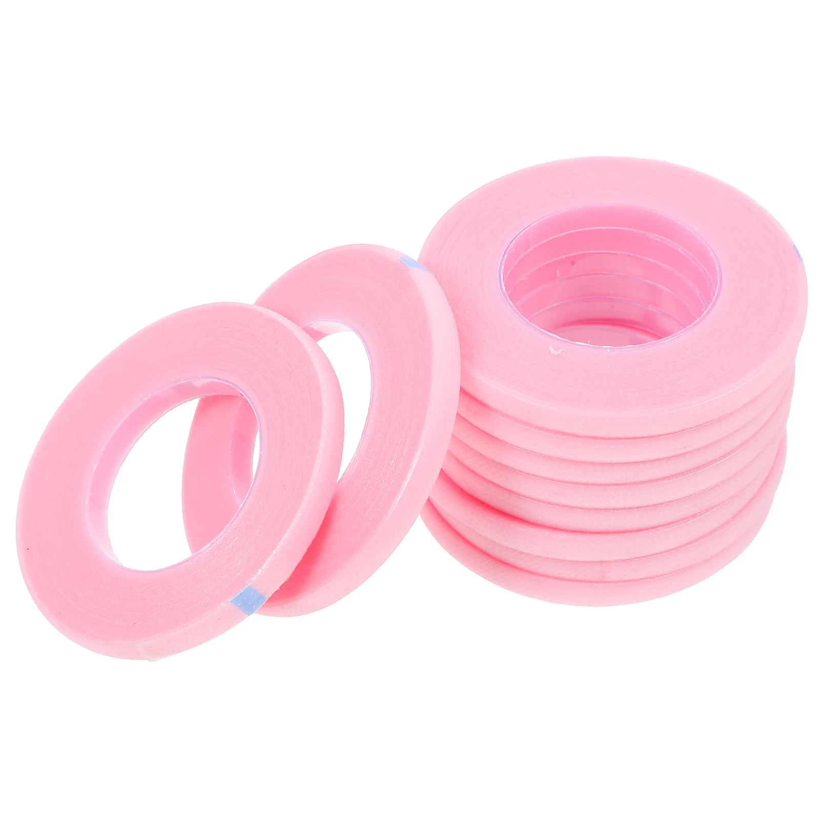 เทปกาวต่อขนตา 10 ม้วน แถบกาวติดขนตา ระบายอากาศได้ดี ปลอดภัยต่อผิวหนัง เหมาะสำหรับร้านเสริมสวย เครื่องมือแต่งหน้า ยกกระชับเปลือกตา แยกขนตา