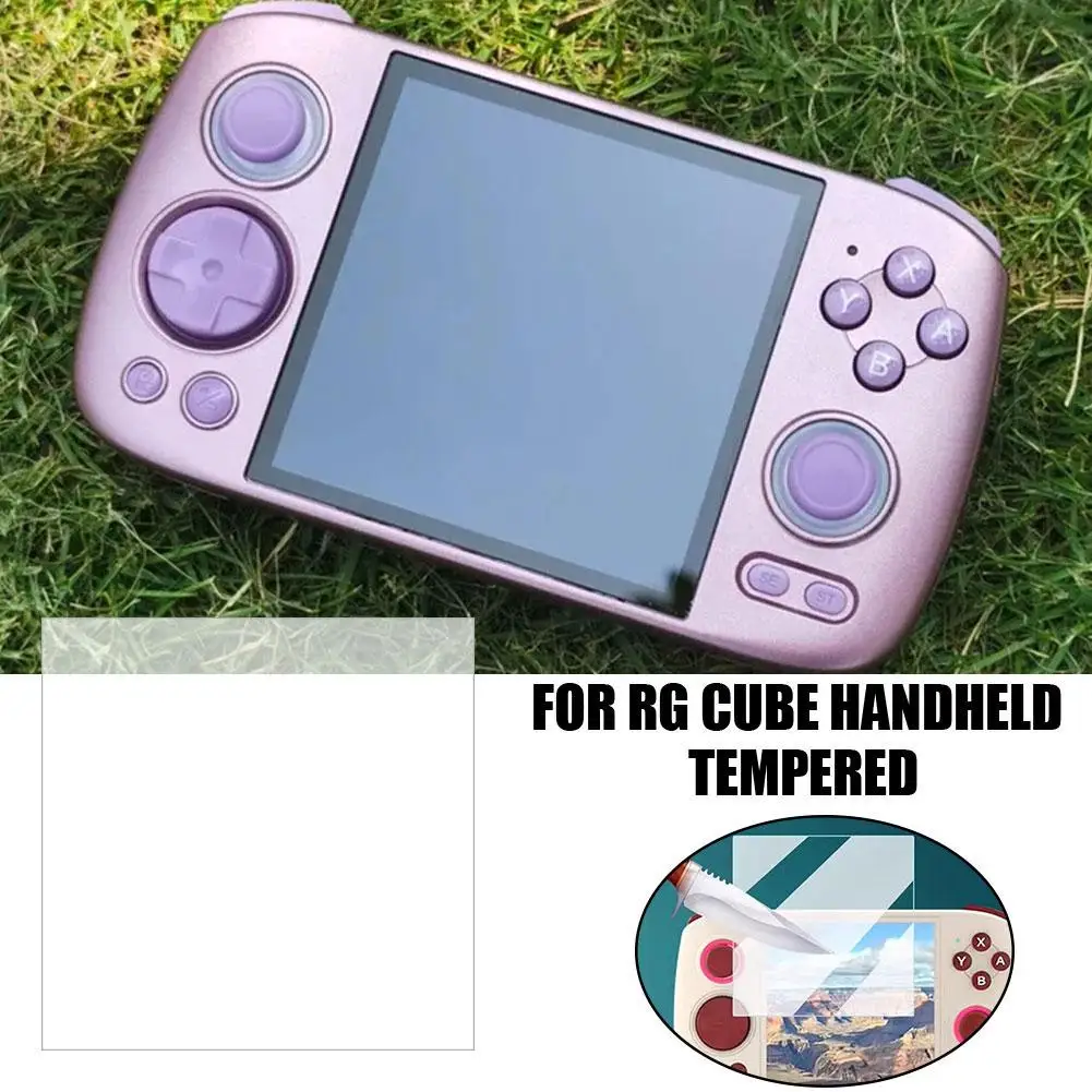 For Ambernic RG Cube Console Film Retro Game Console Film Film Chou Protective Handheld Brother ANBERNIC Accessories Screen B0B2