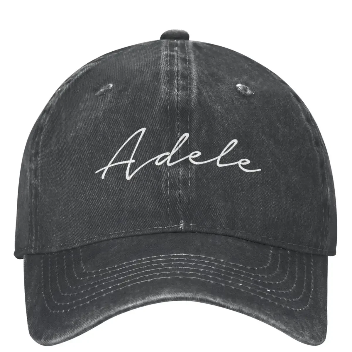 Adele Baseball Caps Outfit Casual Distressed Denim Washed Snapback Dad Hat for Men Women All Seasons Travel Caps Hat