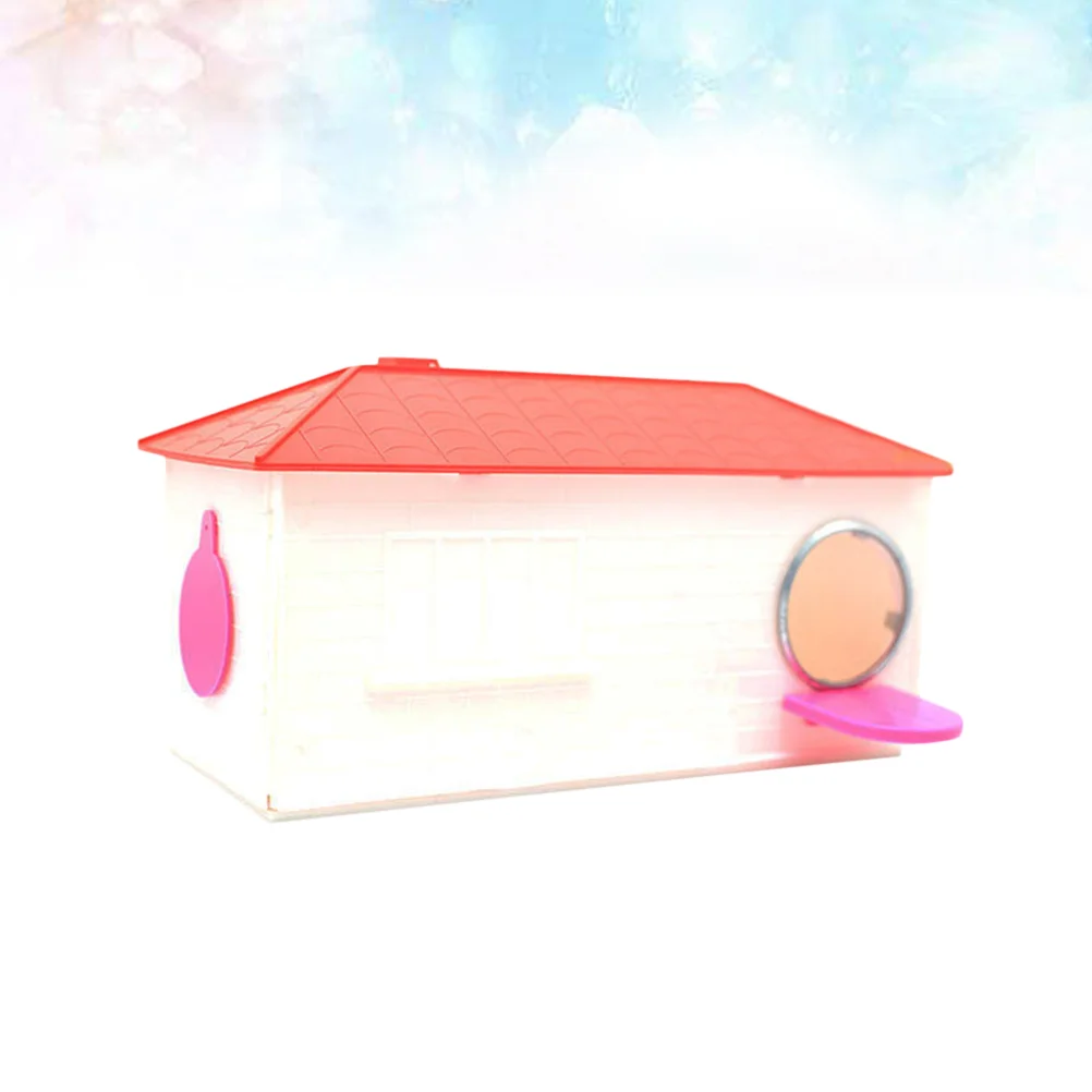 Parrot Nest Mannikin Serinus Nest Outdoor Bird Plastic Sleep House Nest for Bird (Random Color Large Size)