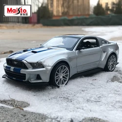 Maisto 1:24 Ford Mustang Street Racer Alloy Sports Car Model Diecast Metal Racing Car Model Simulation Collection Kids Toys Gift