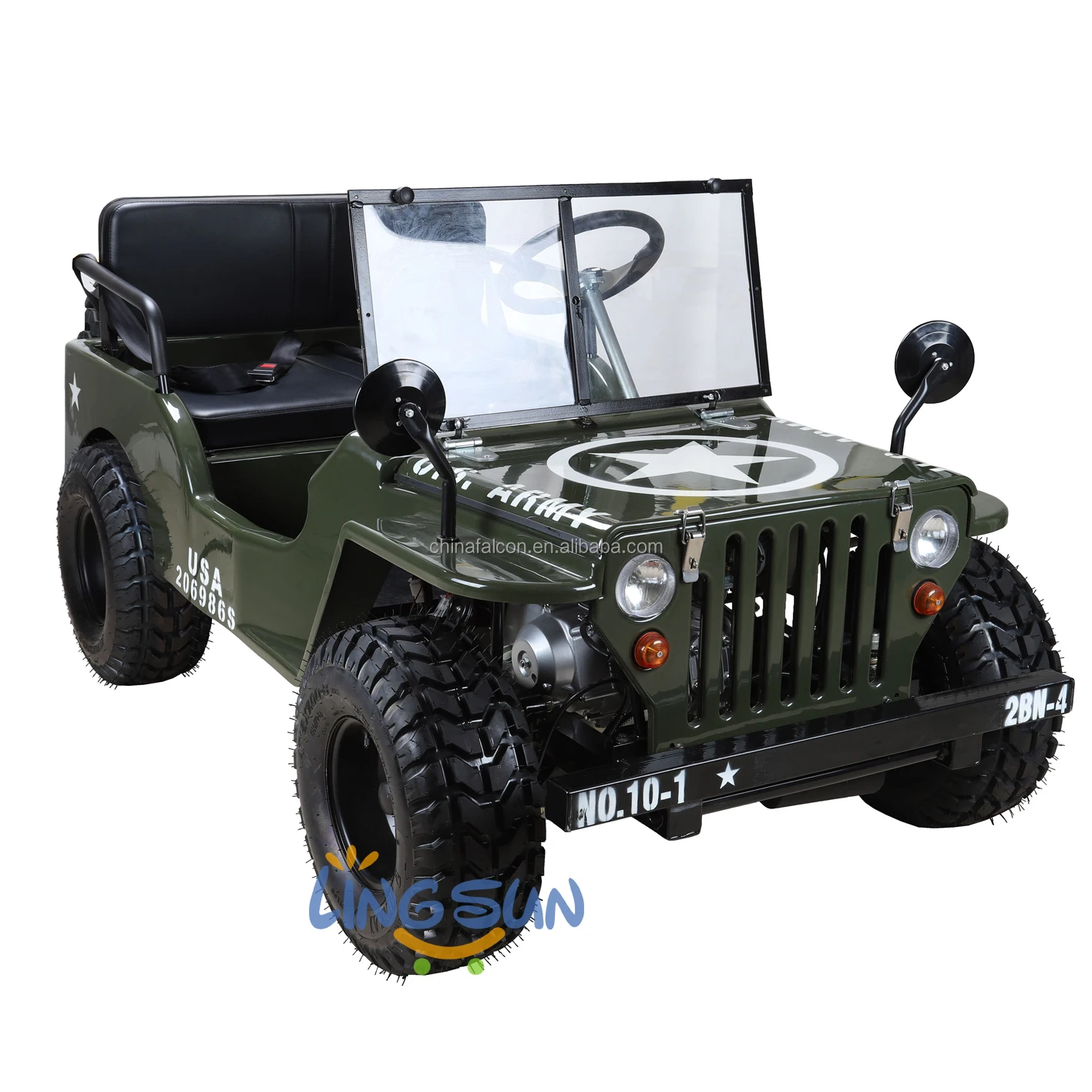 LING SUN certificazione CE aggiornamento sedile mini jeep car 200cc mini UTV bambini go kart 150cc motore per mini jeep