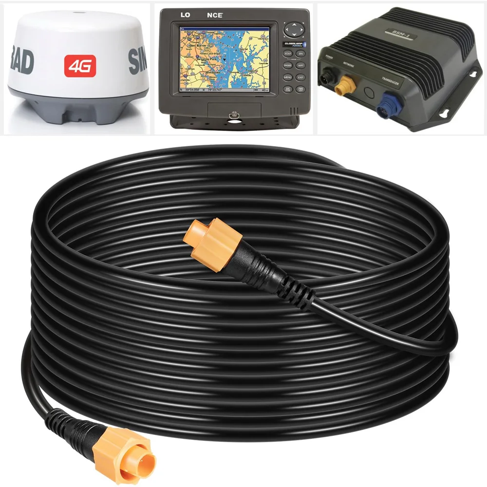 000-0127-30 ‎Replacement for Lowrance Ethext-25Yl Ethernet Cable ，25-Feet
