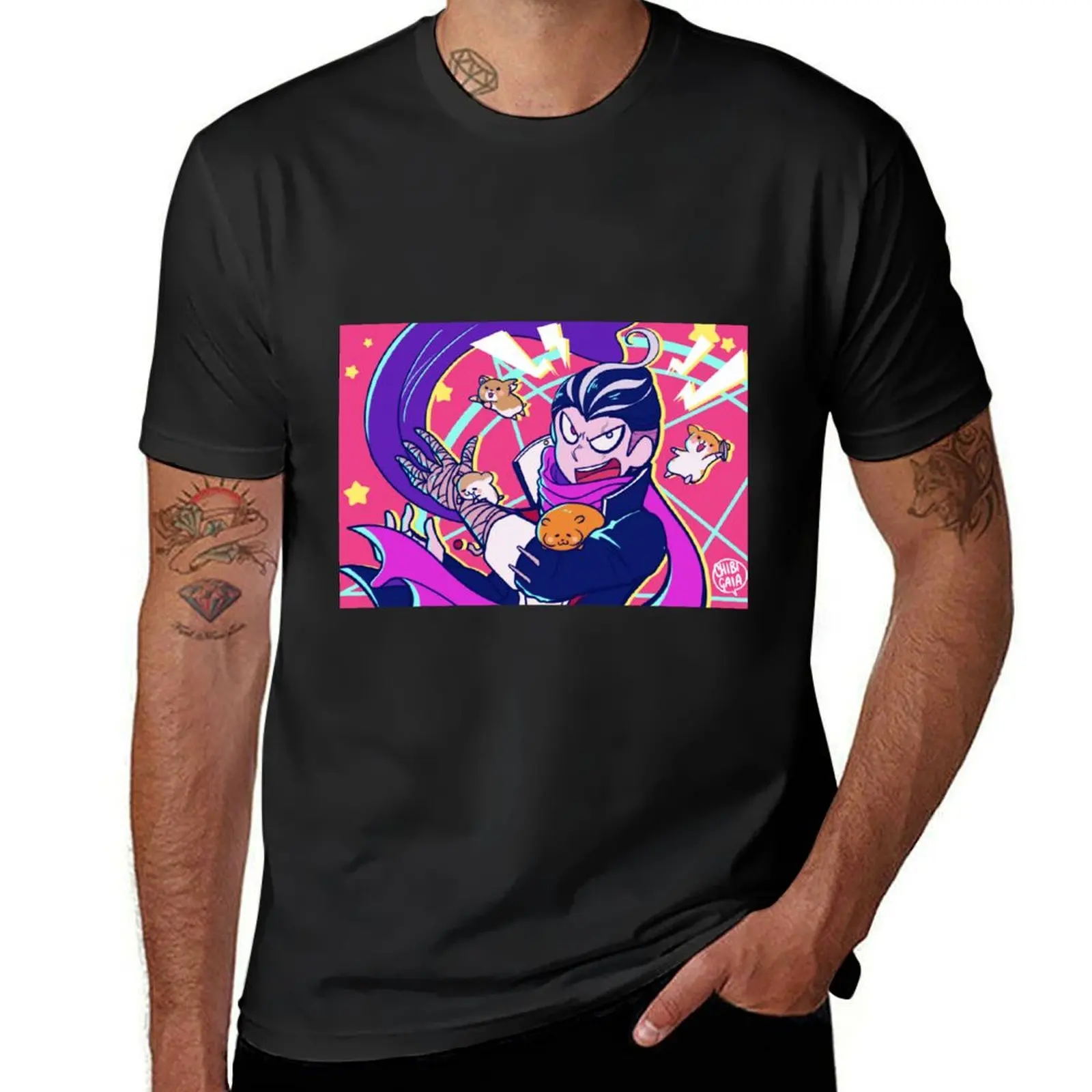 

Tanaka Gundham! T-Shirt summer tops hippie clothes blanks customs design your own t shirts for men graphic