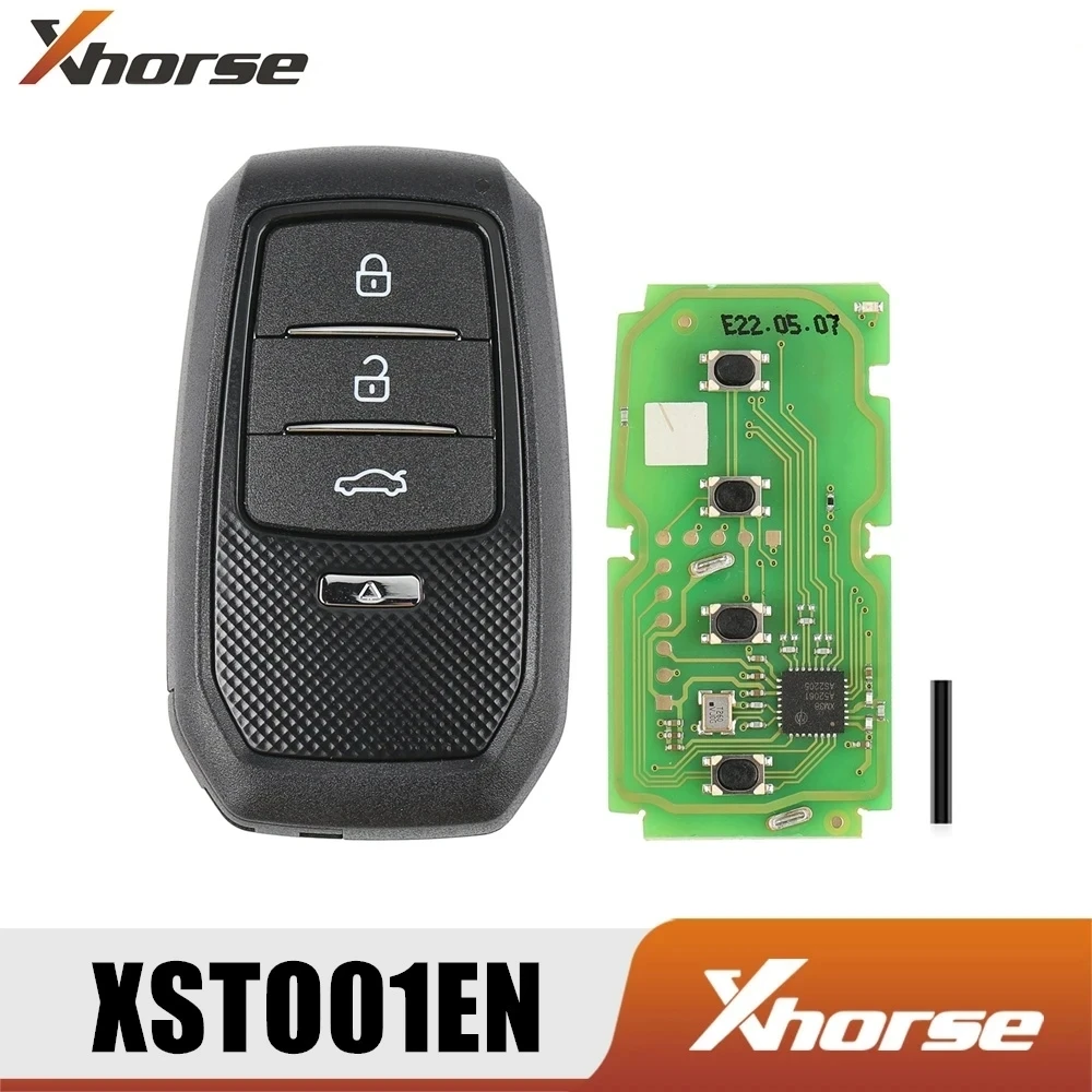 

1pcs XSTO01EN key Xhorse FENG.T Univeral TOY.T Smart Key for Toyota XM38 Support 4D 8A 4A All in One Global version XSTO01EN