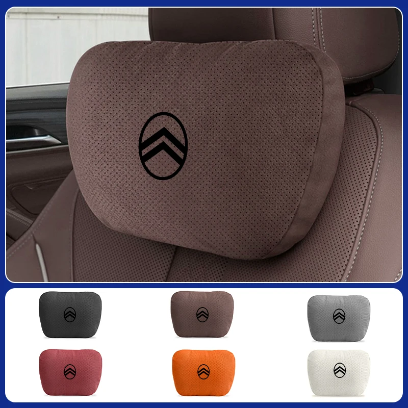 Coussin de protection pour appui-tête de siège de voiture, coussin de soutien pour le cou, pour Citroen C4 C3 C5 C1 C2 C-Elysee Berlingo Picasso Jumpy