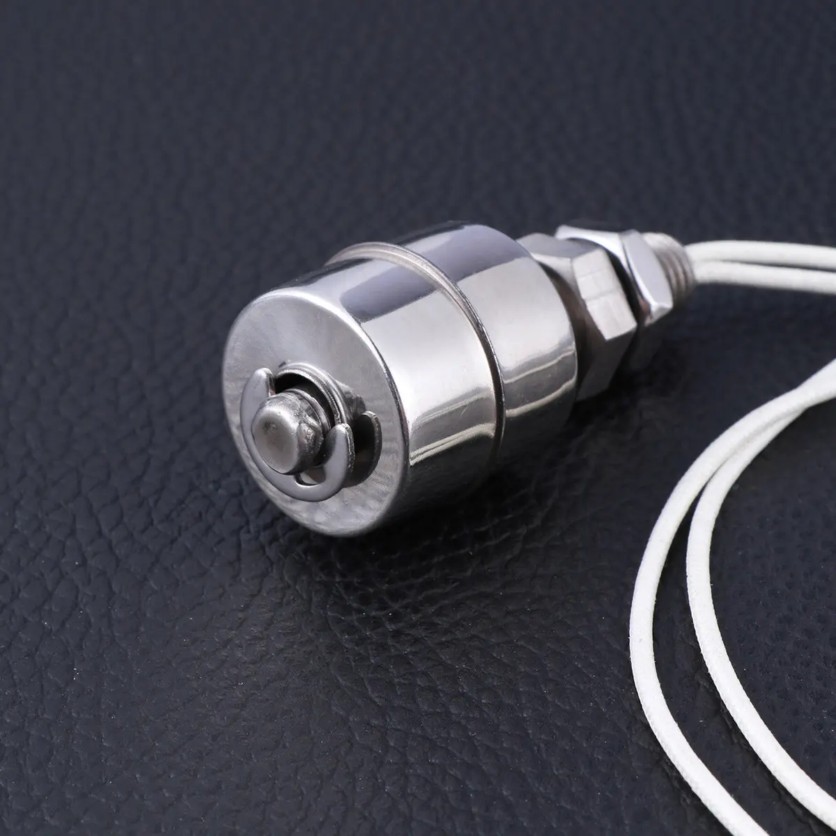 Stainless Steel Floating Water Level Sensor Miniature Liquid Level Switch Vertical Mount 304 Stainless Stem 316 Float Ball
