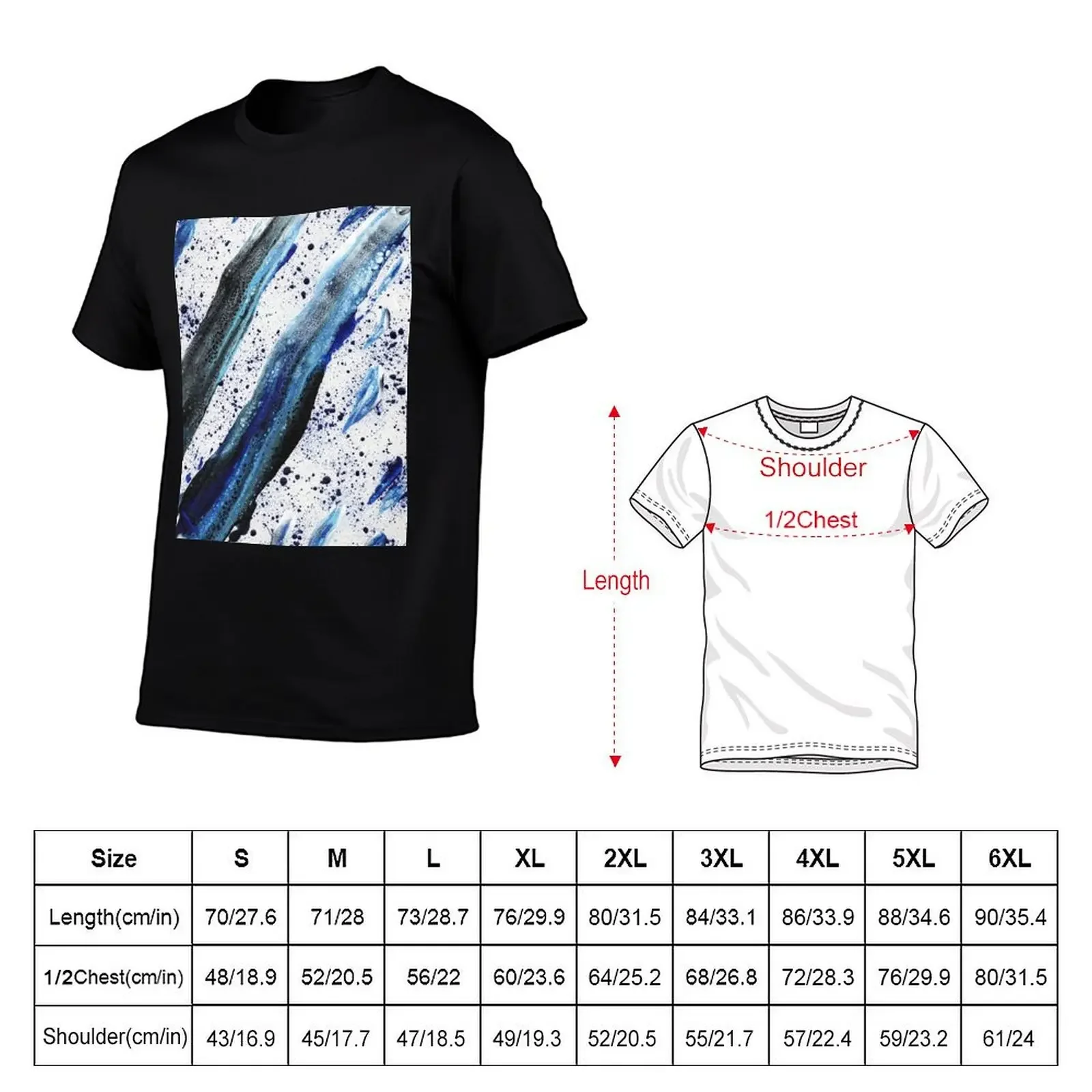 How the Sky Fell T-Shirt tops man clothes shirts graphic tees customizeds Men's cotton t-shirt