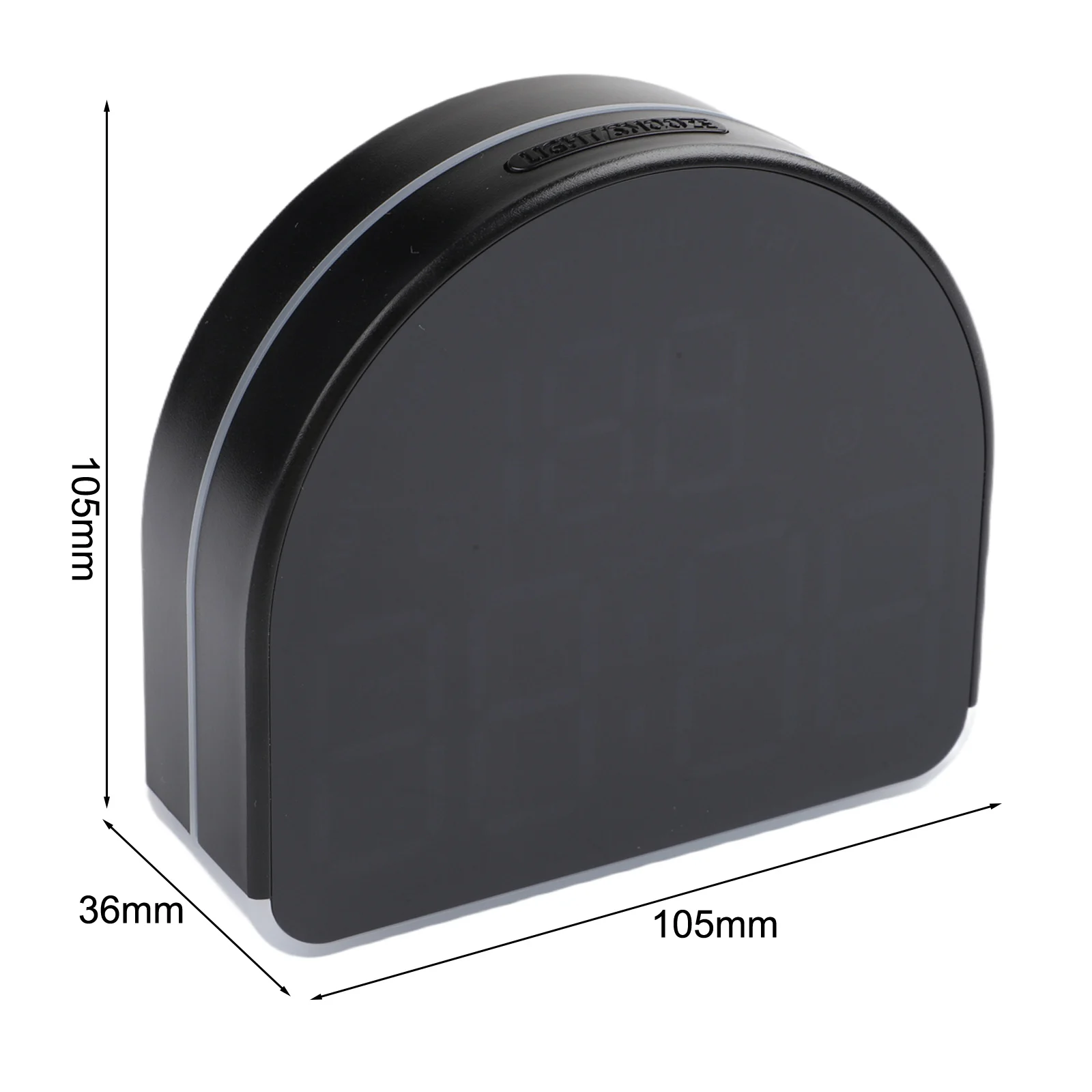 LED Alarm Clock with Adjustable Ambient Light and Temperature Display Between for celsius and for fahrenheit for Indoor Use