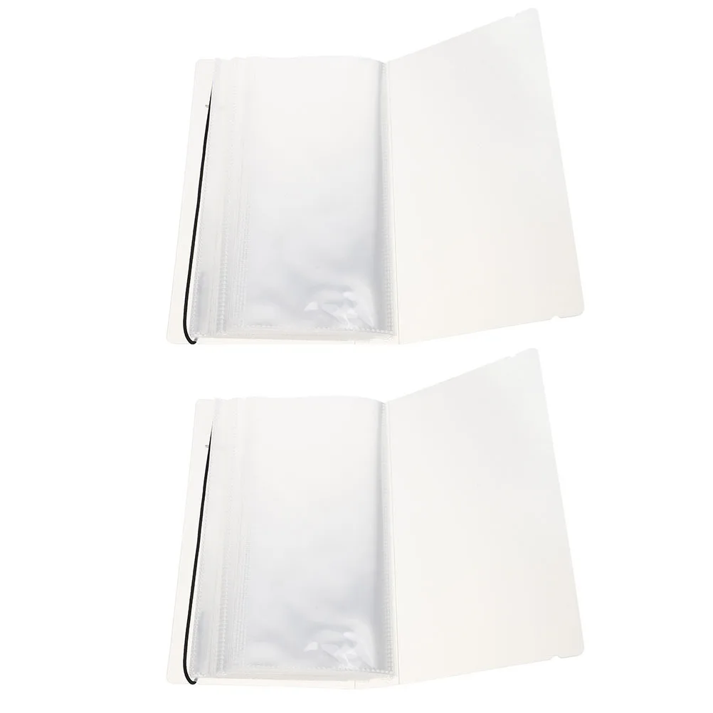 2 قطعة ألبوم مجموعة التذاكر حامل تخزين أوراق فضفاضة لفيلم حفلة موسيقية طائرة قطار تذاكر المحمولة تذكارية منظم الذاكرة