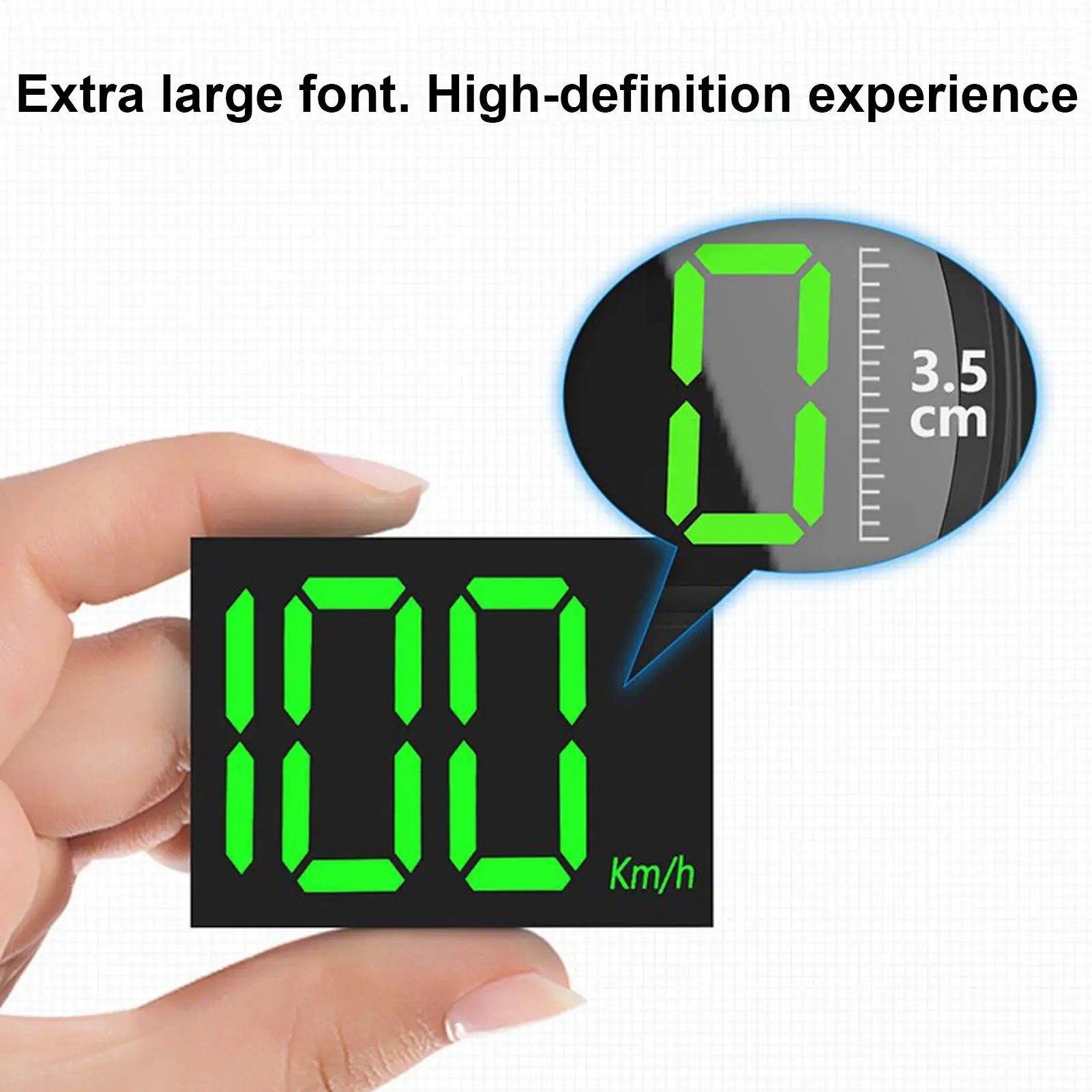 

GPS HUD Спидометр KMH MPH Измеритель скорости в реальном времени MPH KMH Цифровой дисплей Измеритель для гоночного такси Грузовик