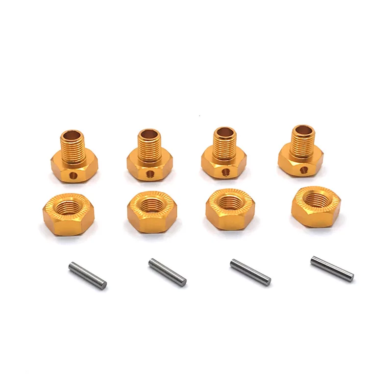 Piezas de repuesto para coche teledirigido, actualización de Metal, adaptador EA1015 de 17mm para JLB 1/10 J3