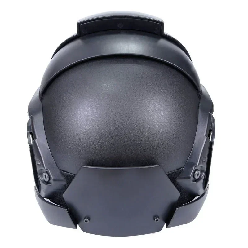 Airsoft Full Face Helmet Mask Safety Tactical Combat Helmet Adjustable Wargame CS Paintball Shooting Helmet Mask