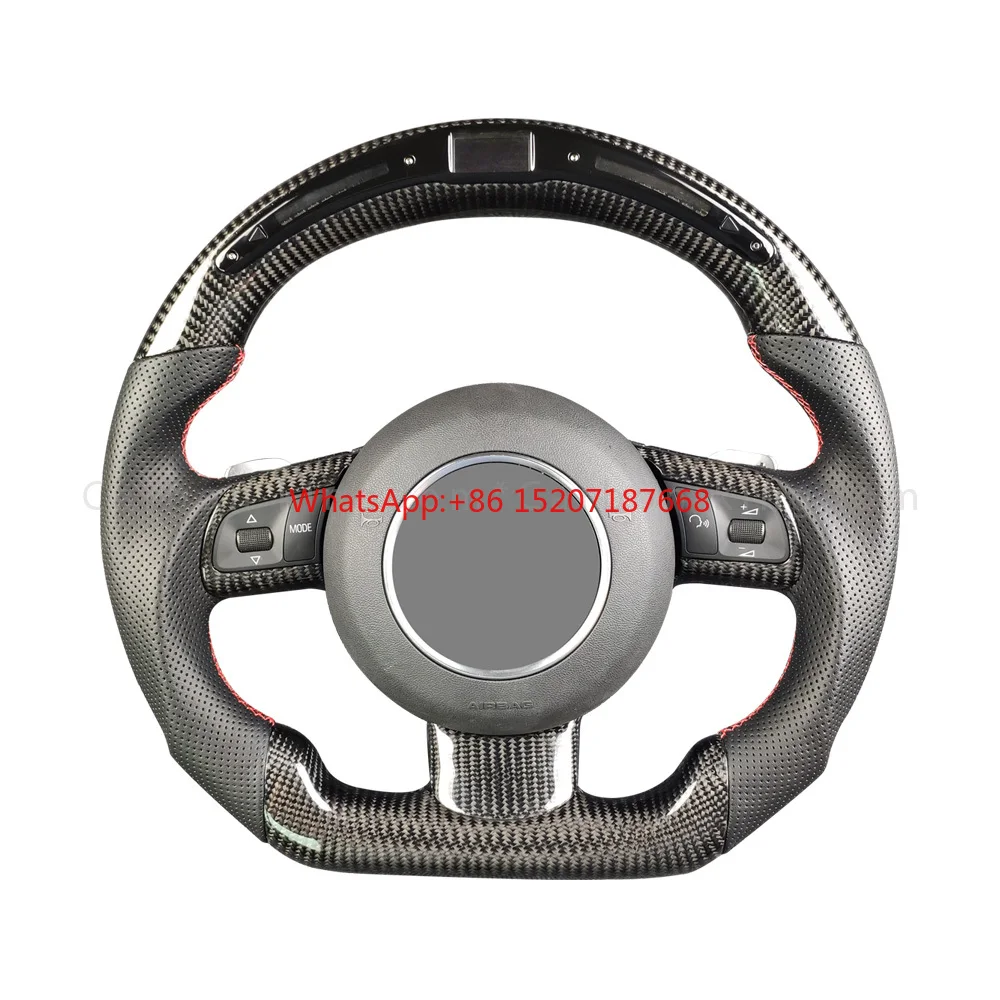 

Carbon Fiber LED Steering Wheel For . A3 A4 A5 A6 A7 A8 q3 Q5 Q7 Q8 S1 S3 S4 S5 Rs3 Rs4 Rs5 Rs6 Rs7 C6 C7 C8 B8 B8.5 B9 Tt R8