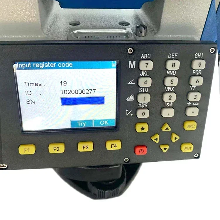 GR2 خالية من المنشور 600 متر تعويض ثنائي المحور ثمانية خطوط شاشة الكريستال السائل كبح الاحتكاك R3 محطة الإجمالية #4