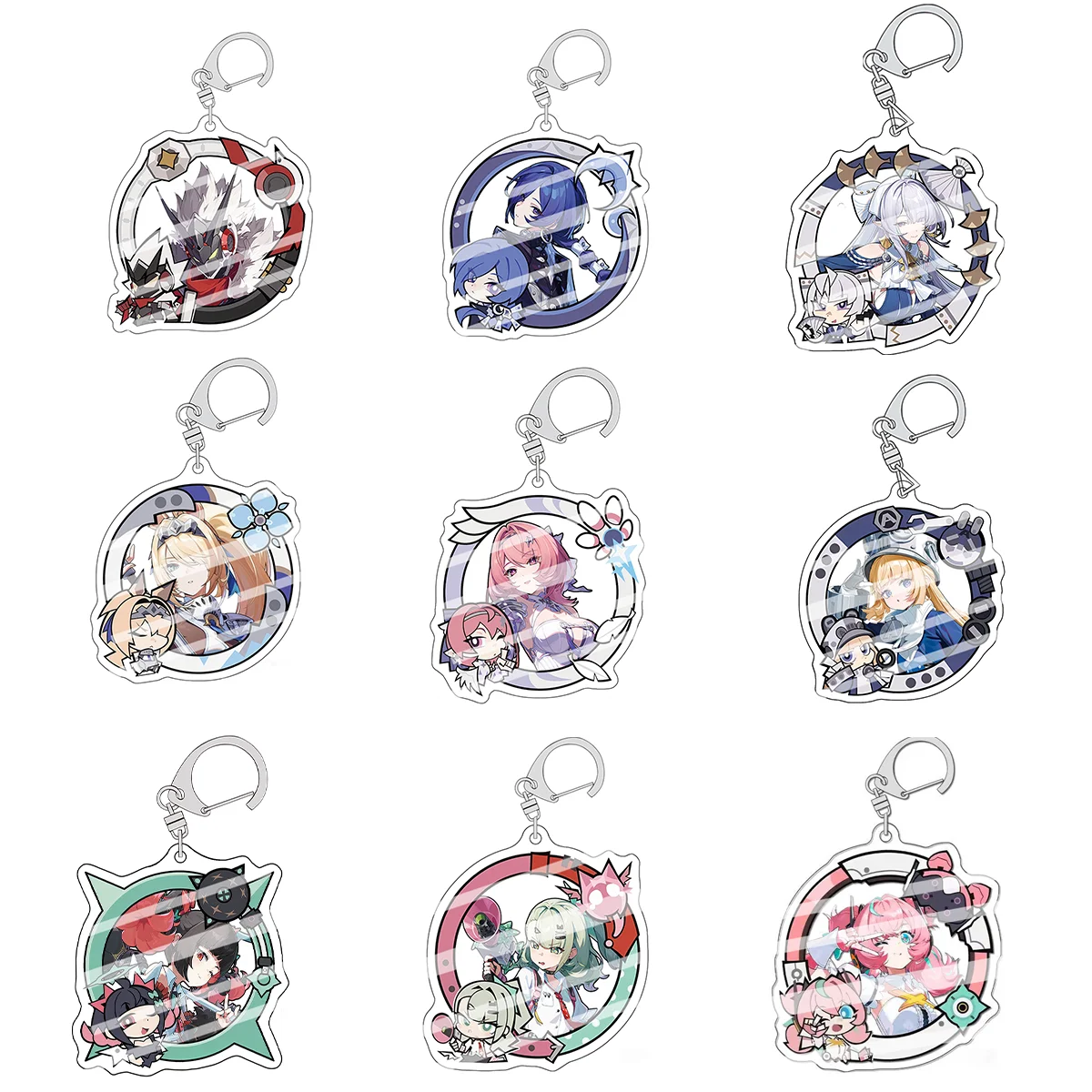 Zenless Zone Zero ZZZ Key chain Remielle Sigird Velina Norma Starlight Billy Promeia Anime Fans Collection Gift