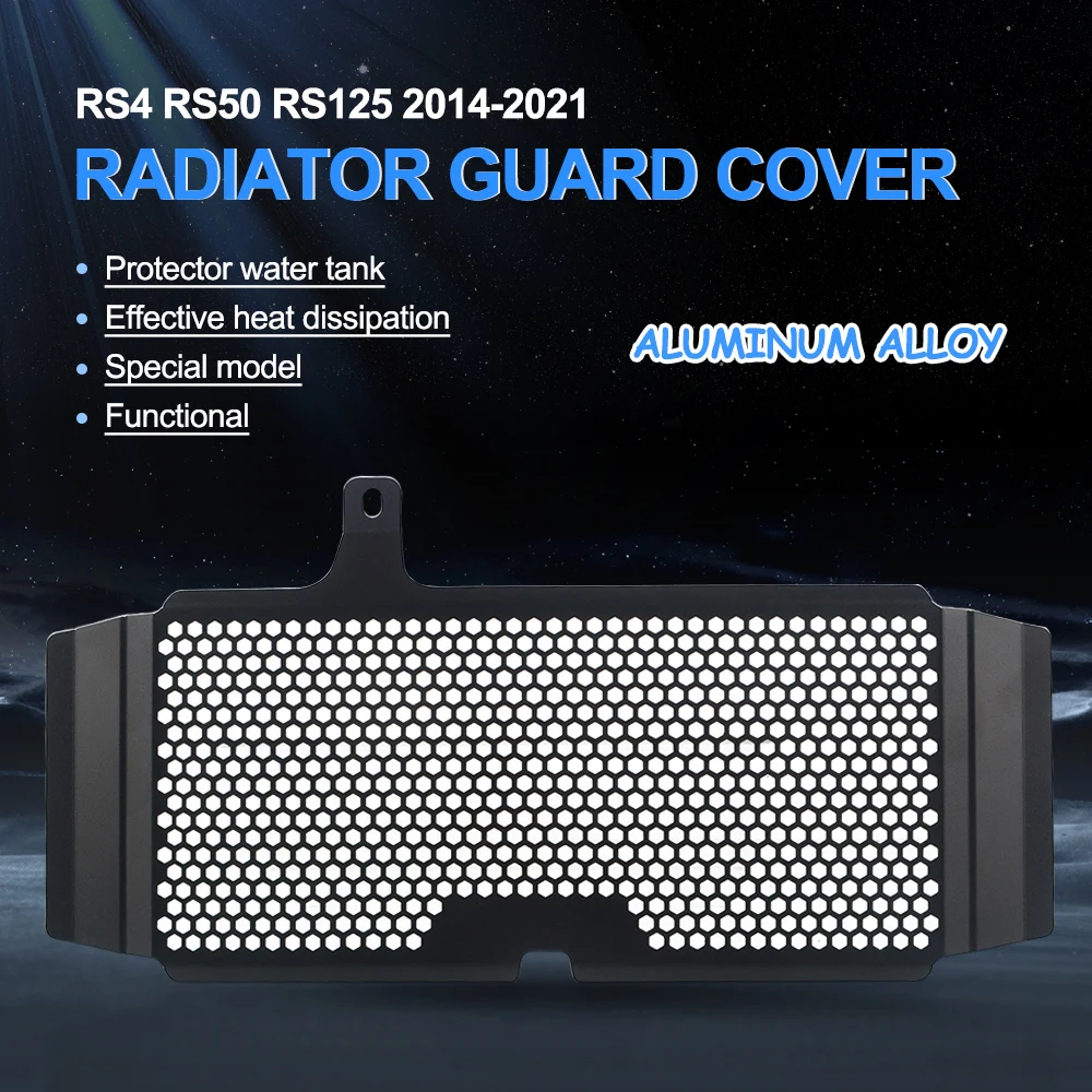 

For Aprilia RS4 RS50 RS125 2014 2015 2016 2017 2018 2019 2020 2021 Radiator Grille Cover Water Tank Radiator Guard Protection