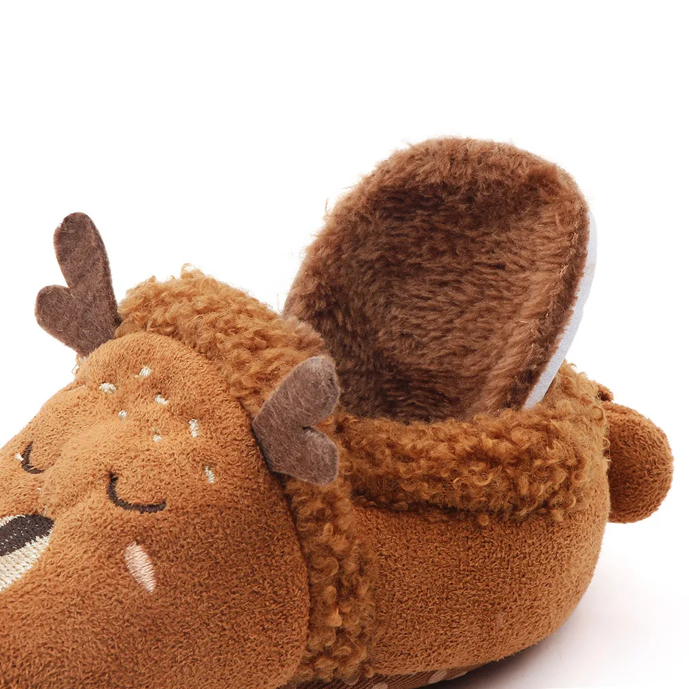 Winter baby cotton shoes cartoon non-slip soft sole baby toddler shoes baby thick slippers girl boy toddler shoes