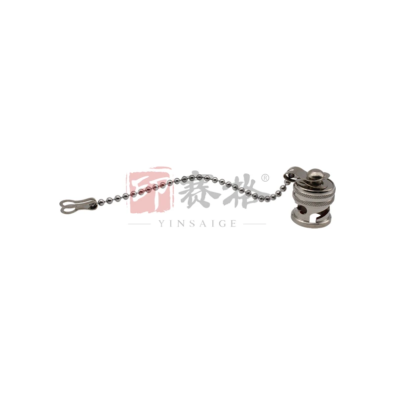 BNC three coaxial dust cap TRB three-claw metal dust cover three coaxial female head