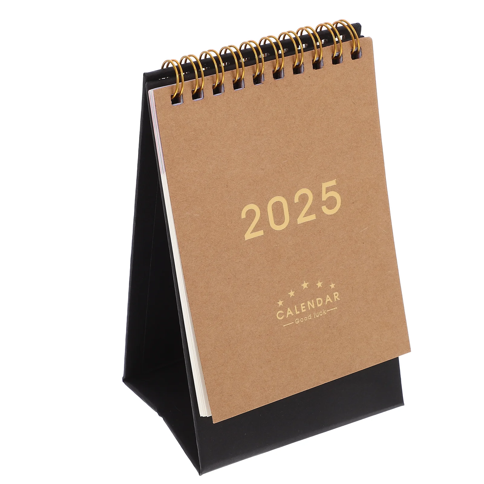 

Simple 2025 Desk Calendar Office Makeup Advent Monthly Paper Standing Small Calendars