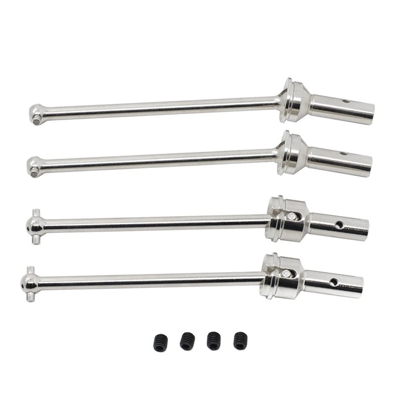 

4Pcs Metal Front And Rear Drive Shaft CVD For Arrma 1/8 Typhon 1/7 Infraction Limitless 6S RC Car Upgrade Parts