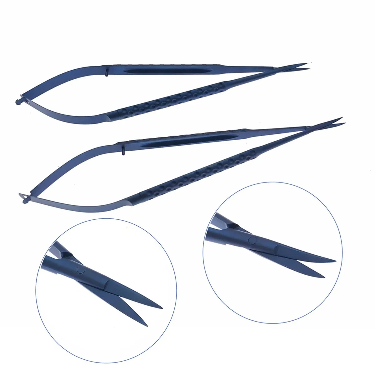 

Neurosurgery Micro Scissors 18cm Titanium Microscissors Ophthalmic Instruments Microsurgical Scissors