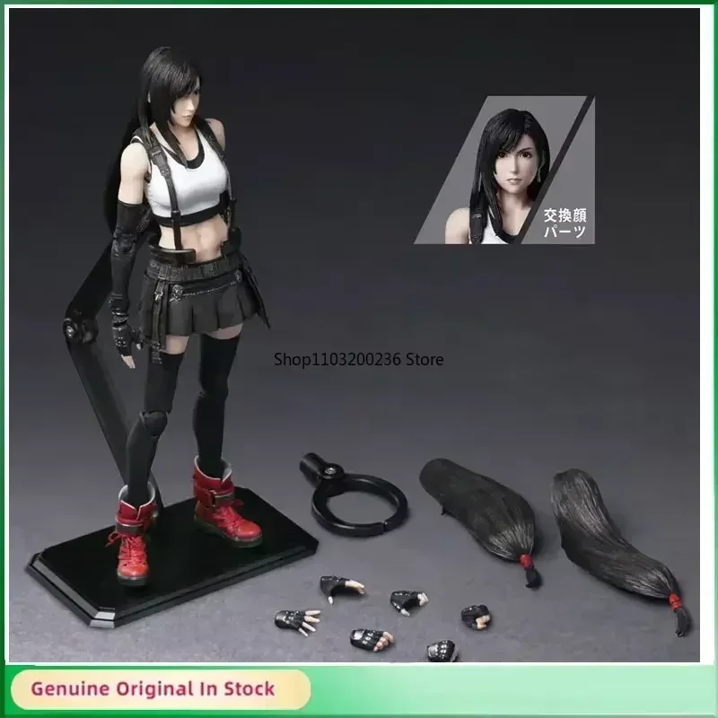 Original SQUARE ENIX PLAY ARTS Final Fantasy VII Tifa Lockhart Remake Action Figures Active Joint Model Collectibles Gift