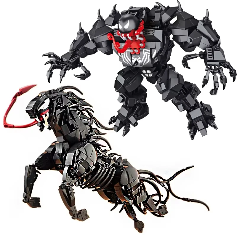 

Marvel superhero Spider Man Rumored Vendor Venom: The Last Dance Movie Model Building Blocks Bricks Kit Kids Toy Holiday Gifts