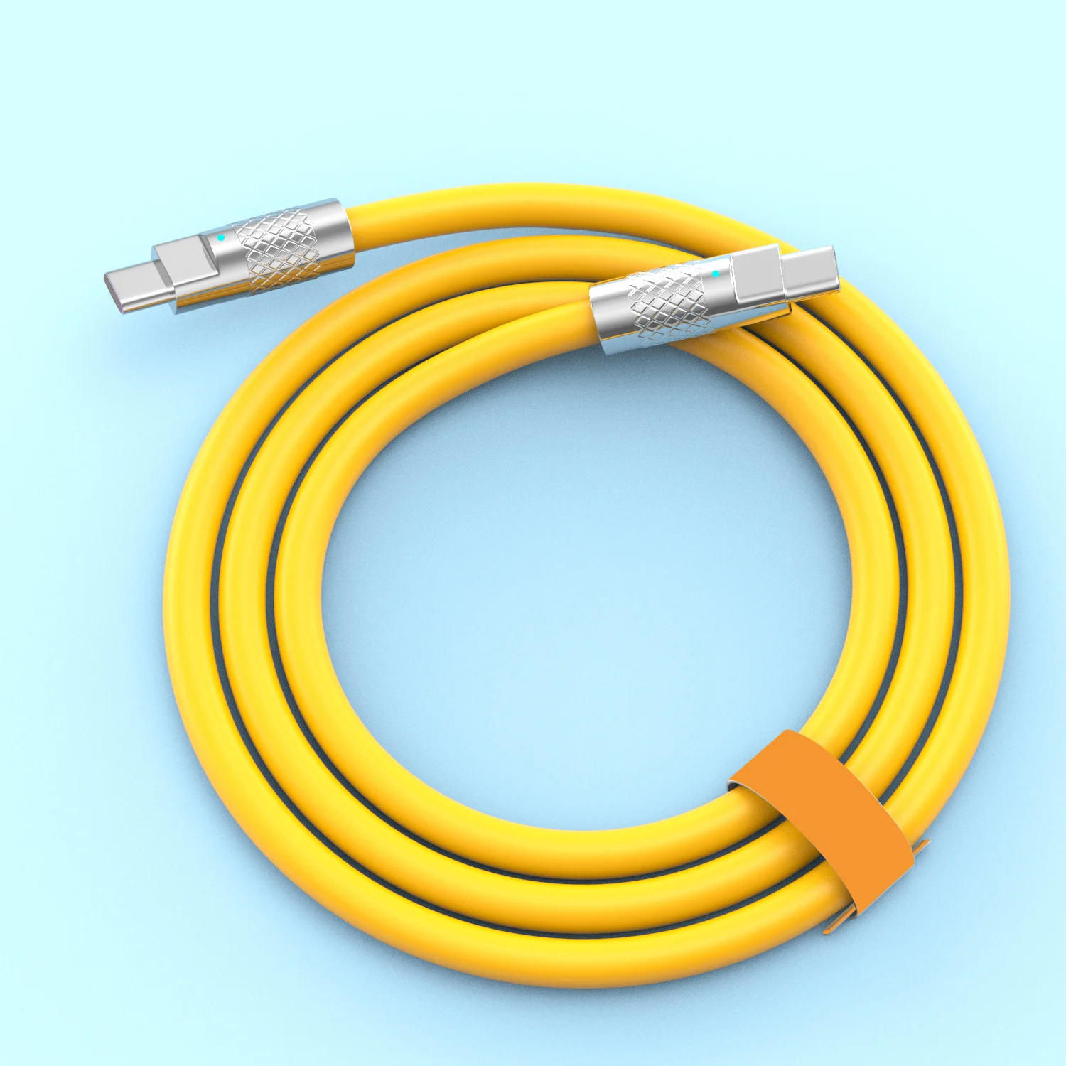 Neues 120W 7A Superschnelles Ladekabel PD Typ C Flüssigsilikon-Kabel 1M 1,5M 2M USB-Kabel USB-C zu C Ladekabel für Xiaomi Huawei