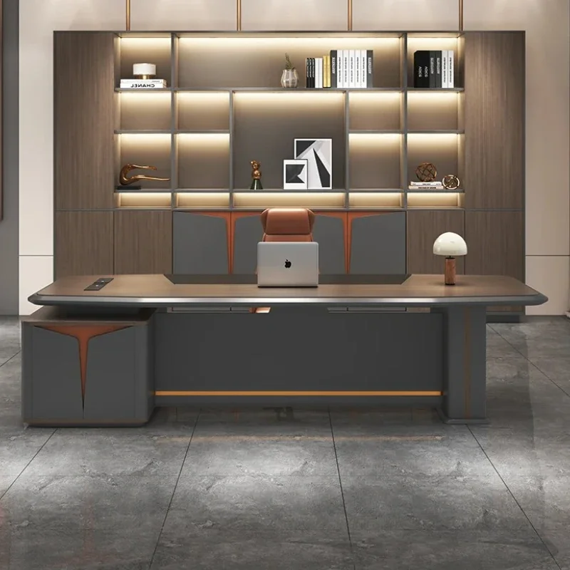 Lagerung Gaming Büro Schreibtisch Große Moderne Luxus Schubladen Home Office Schreibtisch Kaffee Computer Schreiben Mesa Ordenador Möbel