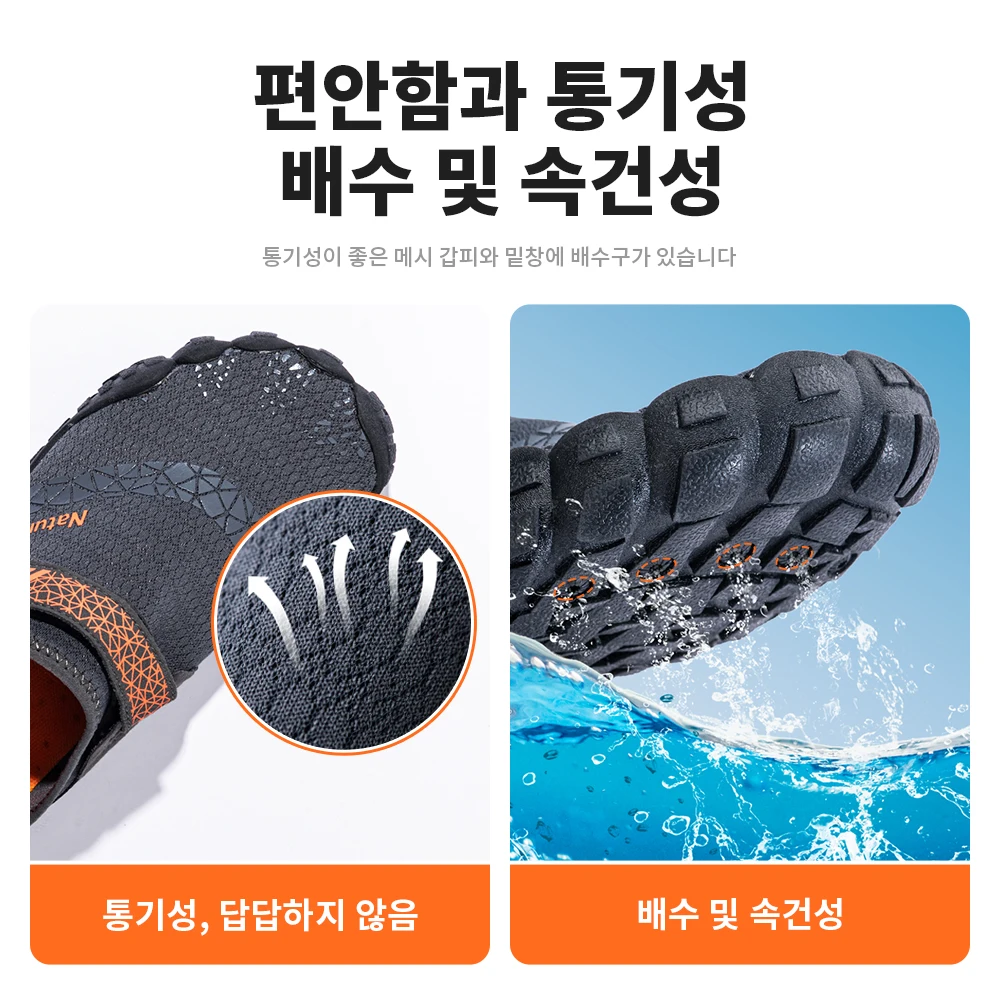 Naturehike Wading Shoes Men Women Quick-Dry Aqua Shoes Upstream Shoes Antiskid Sports Shoes Wearproof Beach Barefoot Sneakers