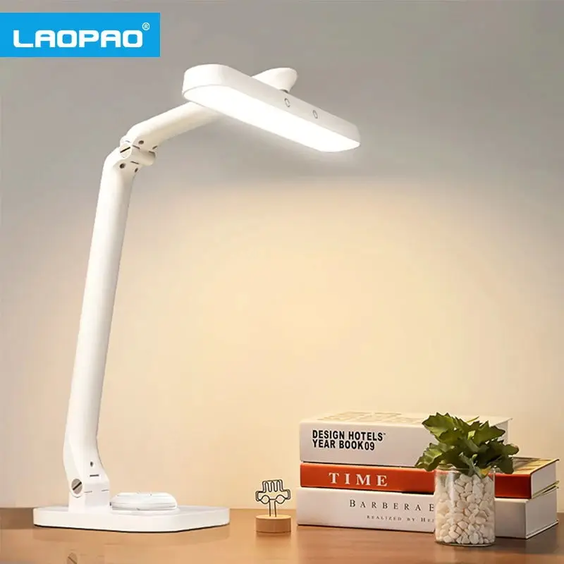 Remote Control LED Desk Lamp Eye-Caring Adjustable Office Lamp USB Charging Touch Control Memory Function Reading Table Lights