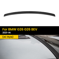 Automotive Real Dry Carbon Technology 3*3 Carbon Fiber Rear Trunk Spoiler Boot Wing For BMW G26 G26 BEV 2021-IN AC Style