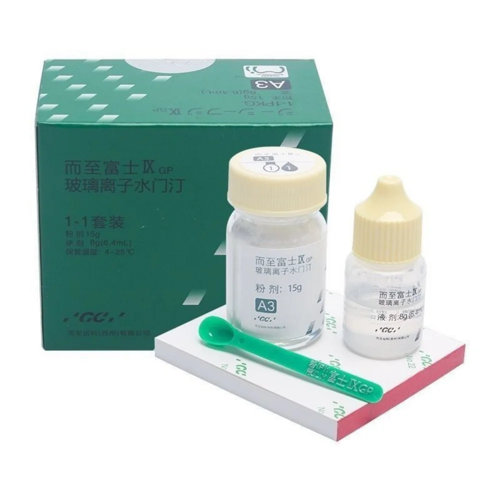 Dental Glass Ionomer GC Fuji IX9 High Strength Posterior Restorative Oral Restoration Filling Orthodontic Bonding Agent