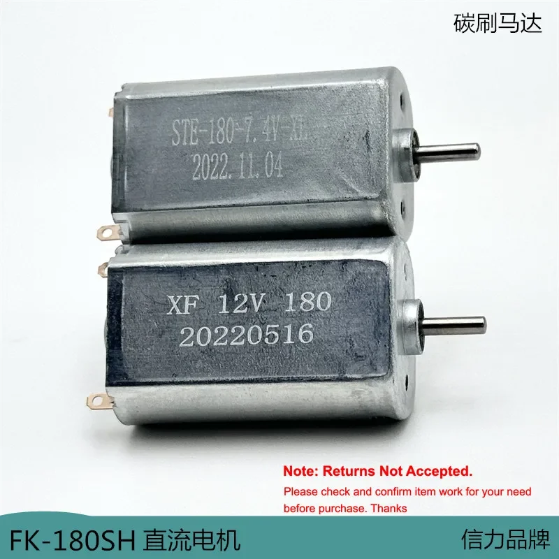 1PC Micro 15mm*20mm FK-180SH Carbon Brush Motor DC 5V 6V 7.2V 7.4V 8.4V 9V High Speed for Toy Car Boat Model/ Shaver Clipper