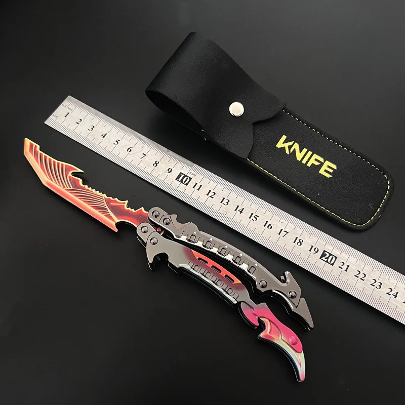 Call of Duty Game Merchandise Thunderclap Shadow Butterfly Throwing Knife Model Alloy Toy Practice Prop Display