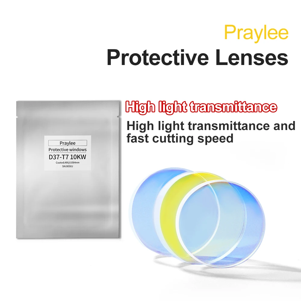 Axrayser 50PCS/100PCS/500PCS Laser Protective Lens 18x2mm 20x2mm 27.9x4.1mm Protection Windows For Fiber Laser Cutting Head