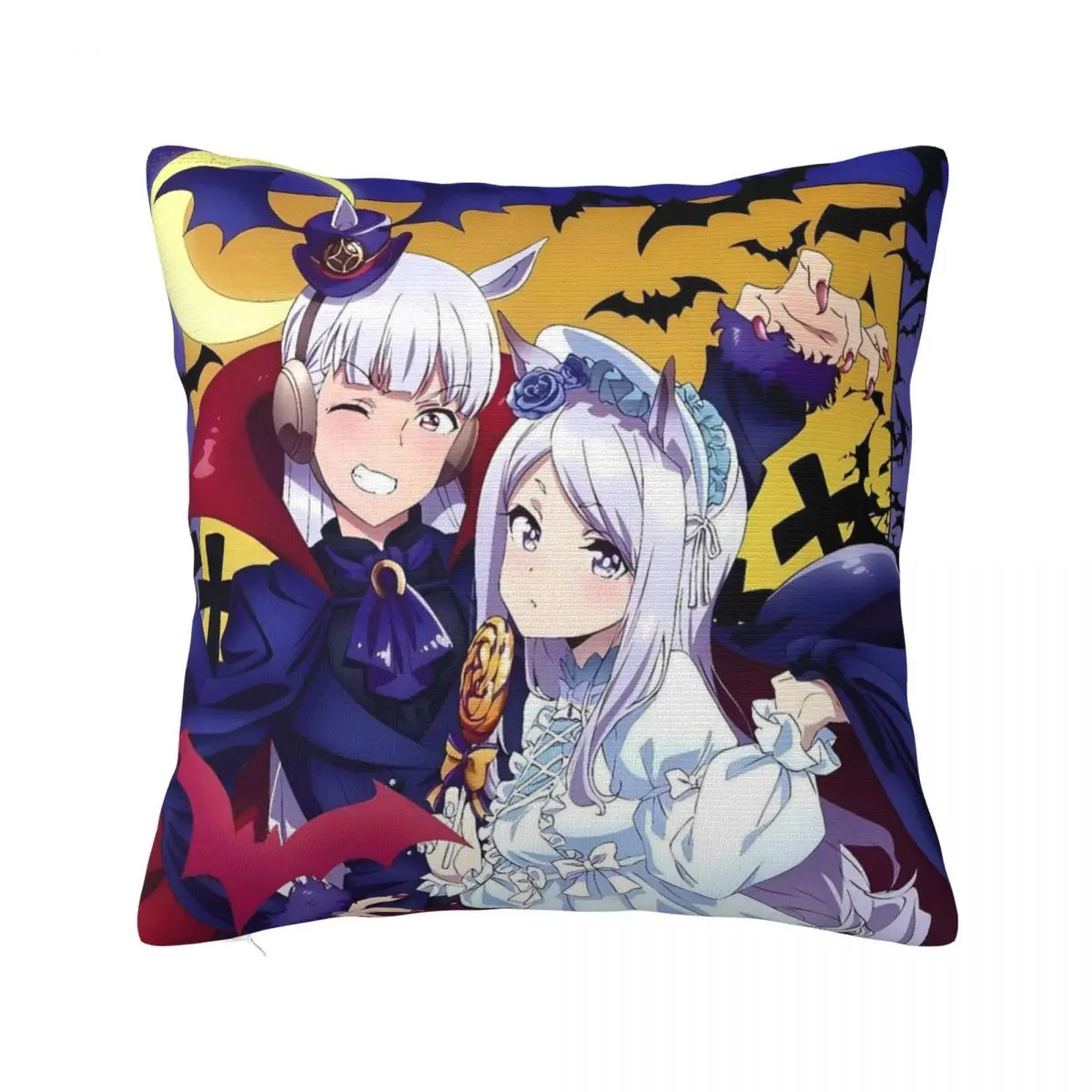 Mejiro McQueen Umamusume Pillow Cover Soft Pillow Case Cushion Cover Morden Design Pillowcases For Sofa Car Home Decor