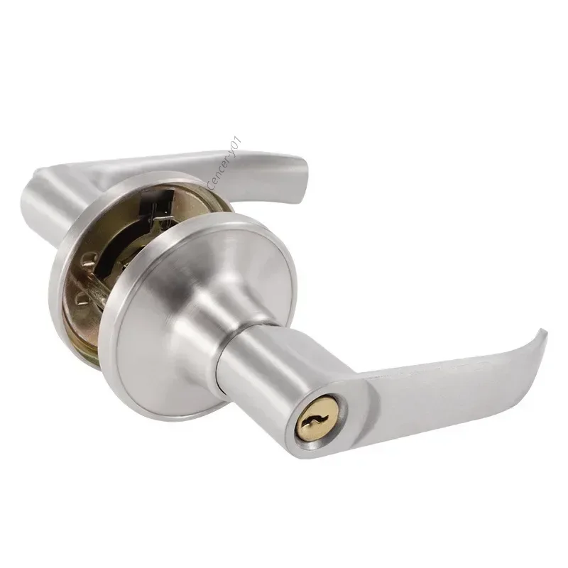 Door Handle Lock Round Entry Security Privacy Sliding Front Doors Entrance Keyed Locks for Bedroom Living Room Household