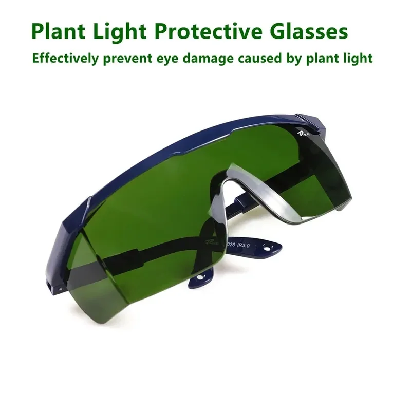 Planting room protective glasses, red, green and blue goggles 190-490 nano protective glasses - view 3