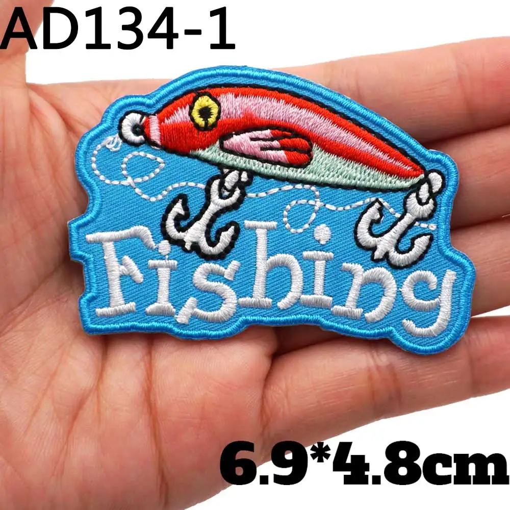 AD134-154 Girl Power Embroidered Patches Cute Animals Badge with Hook Backing for Clothing Applique