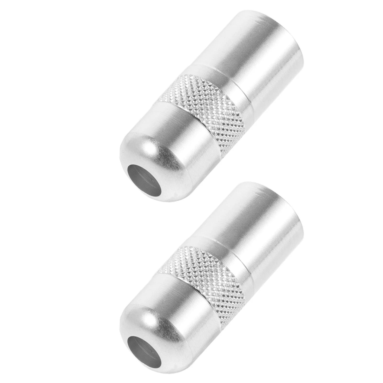 2 قطعة لاقط Endpin الإسكان الألومنيوم الصوتية الغيتار جاك كم الحرس دائم مقبس متفرع حامي للآلات الموسيقية #3