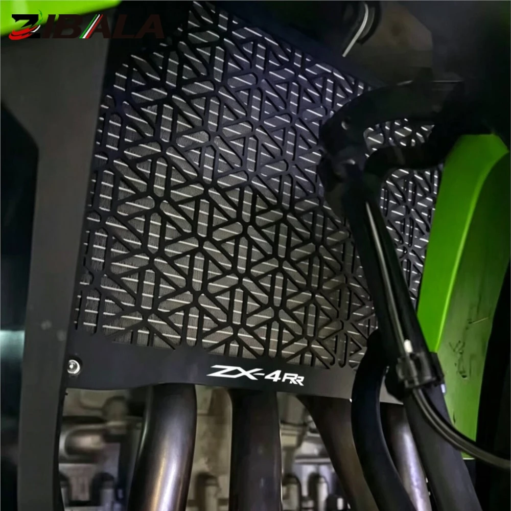 ZX-4R ZX-4RR Motorcycle Radiator Guard Protector Grill Cover Grille Protection For Kawasaki Ninja ZX4R ZX4RR 2023 2024 2025 2026