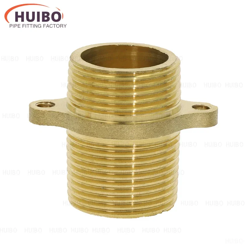 

Brass Fitting Nipple Quick Adapter 1/2" 3/4" 1" BSP Male Full Thread Water oil gas Connector w Fixed bracket with installation